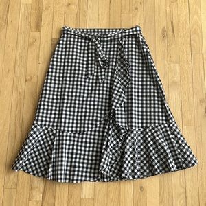 Talbots gingham skirt